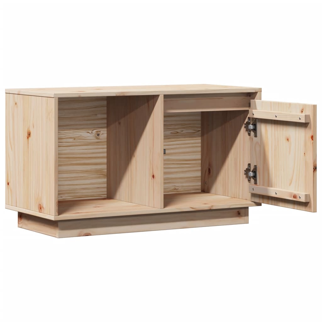 Mobile Porta TV 74x35x44 cm in Legno Massello di Pino 814334