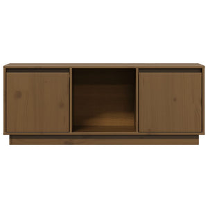 Mobile Porta TV Ambra 110,5x35x44 cm in Legno Massello di Pino 814342