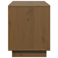 Mobile Porta TV Ambra 110,5x35x44 cm in Legno Massello di Pino 814342