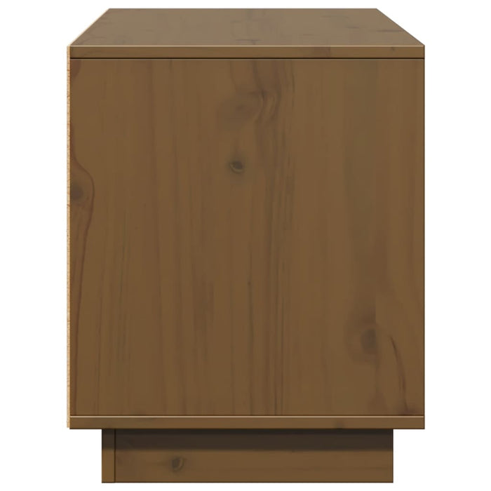 Mobile Porta TV Ambra 110,5x35x44 cm in Legno Massello di Pino 814342