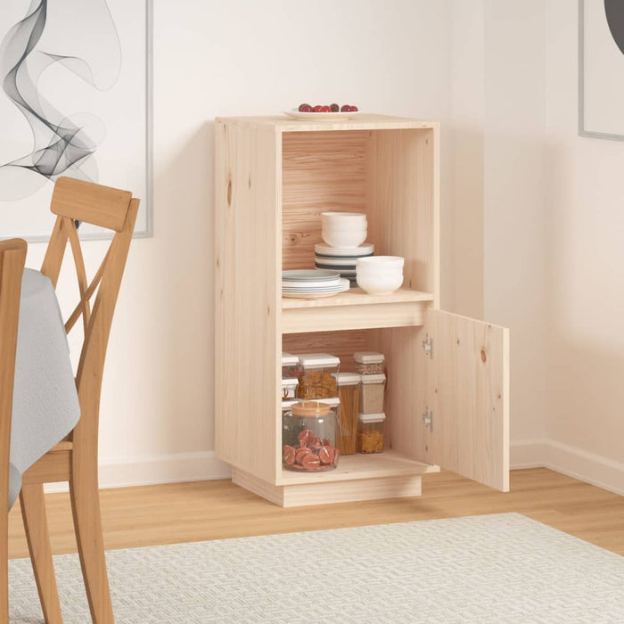 Credenza 38x35x80 cm in Legno Massello di Pino 814344