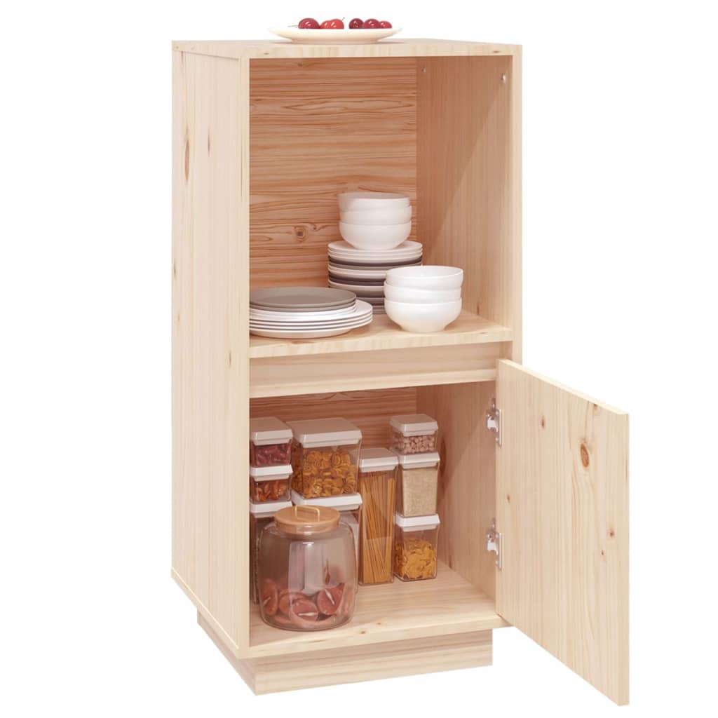 Credenza 38x35x80 cm in Legno Massello di Pino 814344