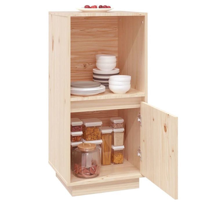 Credenza 38x35x80 cm in Legno Massello di Pino 814344