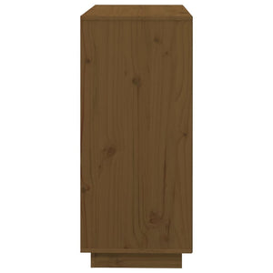 Credenza-Buffet-Armadio da cucina Marrone Ambrato 74x35x80 cm in Legno Massello di Pino