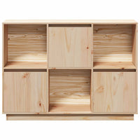 Credenza 110,5x35x80 cm in Legno Massello di Pino 814354