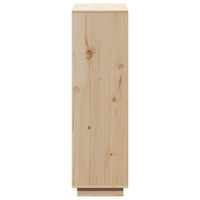 Credenza 110,5x35x117 cm in Legno Massello di Pino 814369