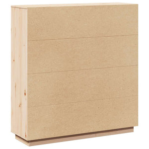 Credenza-Buffet-Armadio da cucina 110,5x35x117 cm in Legno Massello di Pino