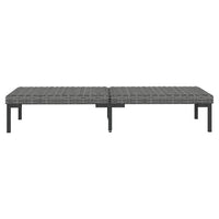 Set Divani Giardino 8 pz con Cuscini in Polyrattan Grigio Scuro cod mxl 41883