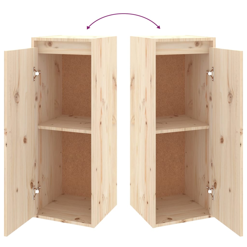 Mobili Porta TV 2 pz in Legno Massello di Pino cod mxl 12566