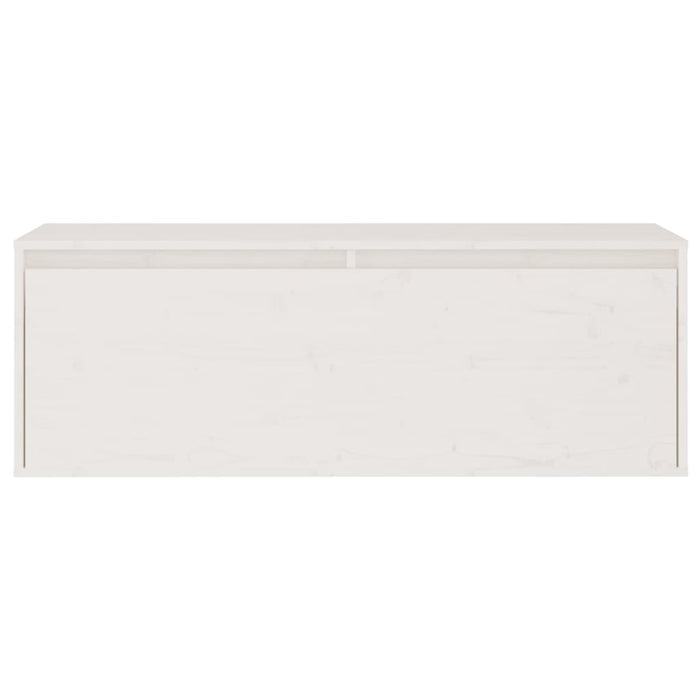 Mobili Porta TV 2 pz Bianchi in Legno Massello di Pino cod mxl 11601