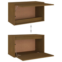 Mobili Porta TV 6 pz Miele in Legno Massello di Pino cod mxl 6526