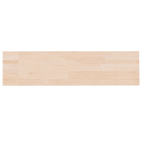 Ripiano 80x20x1,5 cm Legno Massello di Rovere Non Trattato