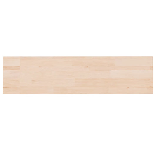 Ripiano 80x20x1,5 cm Legno Massello di Rovere Non Trattato