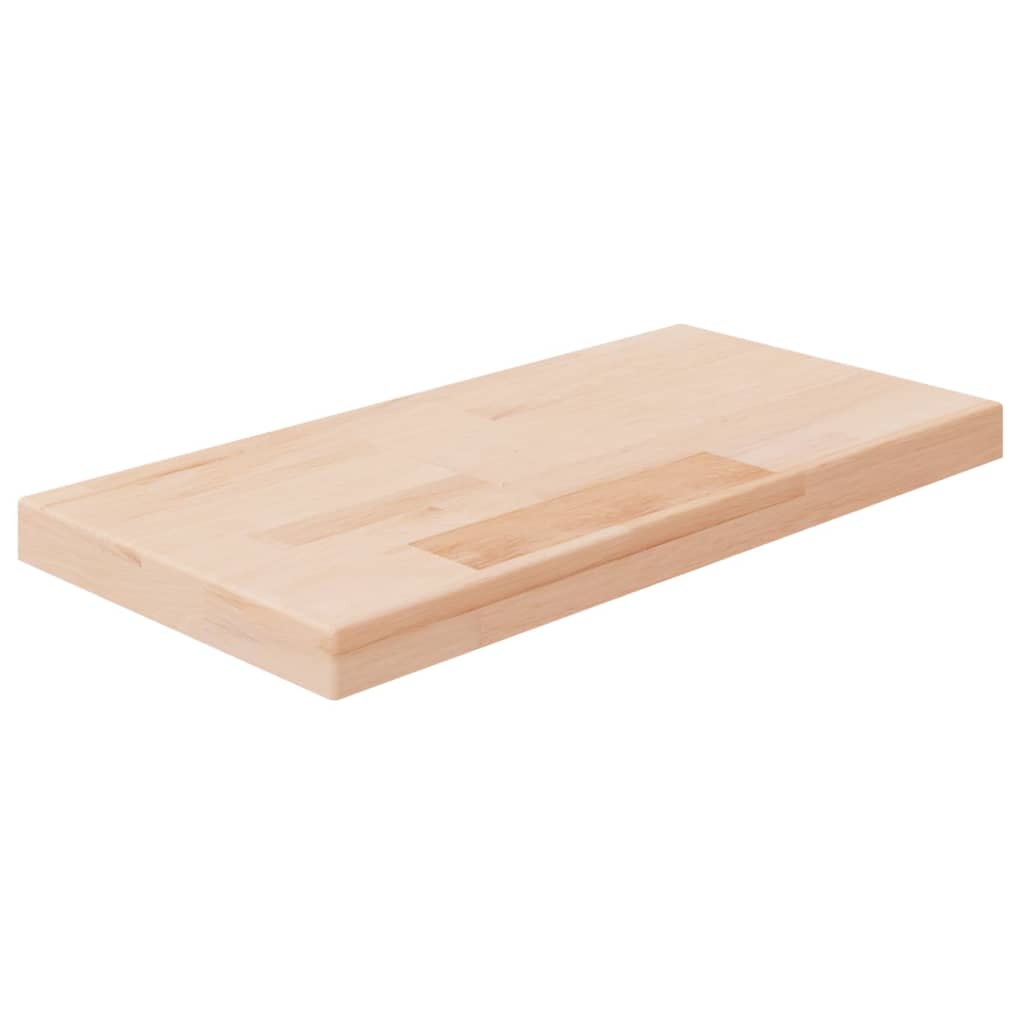 Ripiano 40x20x2,5 cm Legno Massello di Rovere Non Trattato cod mxl 32994
