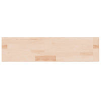 Ripiano 80x20x2,5 cm Legno Massello di Rovere Non Trattato 342936