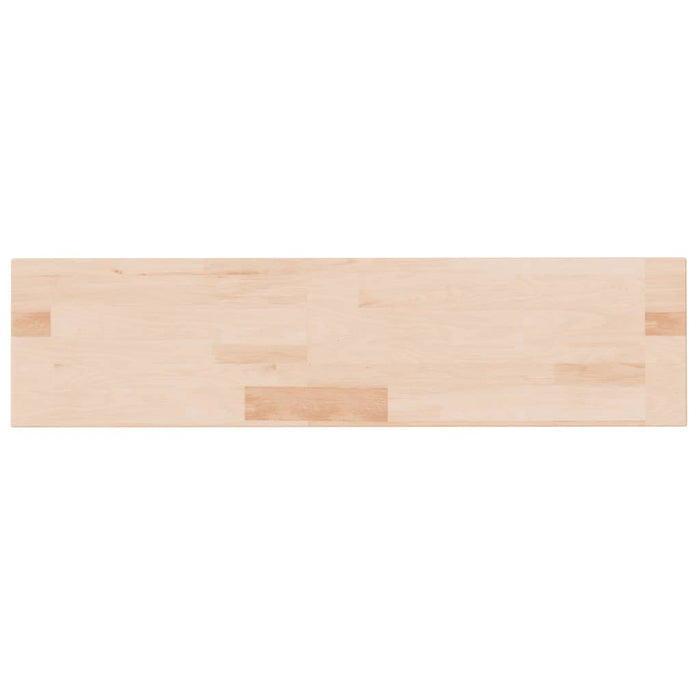 Ripiano 80x20x2,5 cm Legno Massello di Rovere Non Trattato 342936