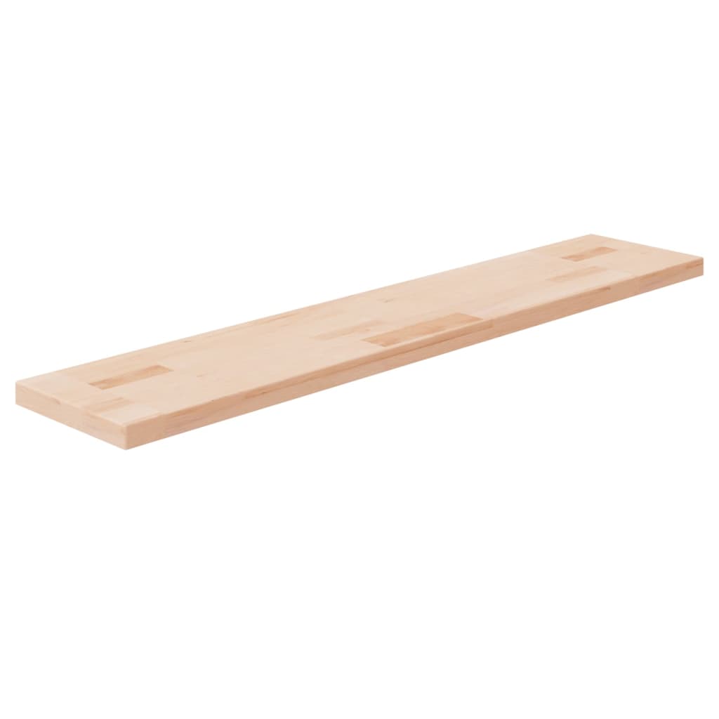 Ripiano 100x20x2,5 cm Legno Massello di Rovere Non Trattato cod mxl 33004