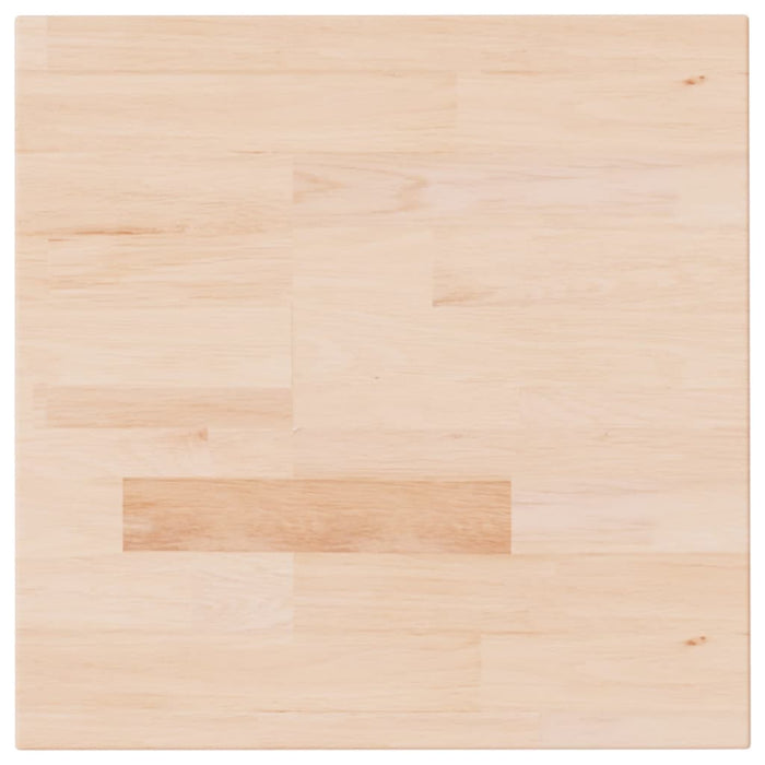 Piano Tavolo Quadrato 40x40x4 cm Massello Rovere Non Trattato cod mxl 70302