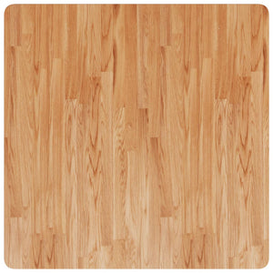 Piano Tavolo Quadrato Marrone Chiaro 80x80x1,5 Rovere Trattato 343004