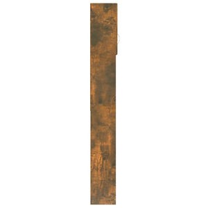 Mobile per Lavatrice Rovere Fumo 64x25,5x190 cm 815069