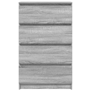 Credenza Grigio Sonoma 60x35x98,5 cm in Legno Multistrato cod mxl 11631