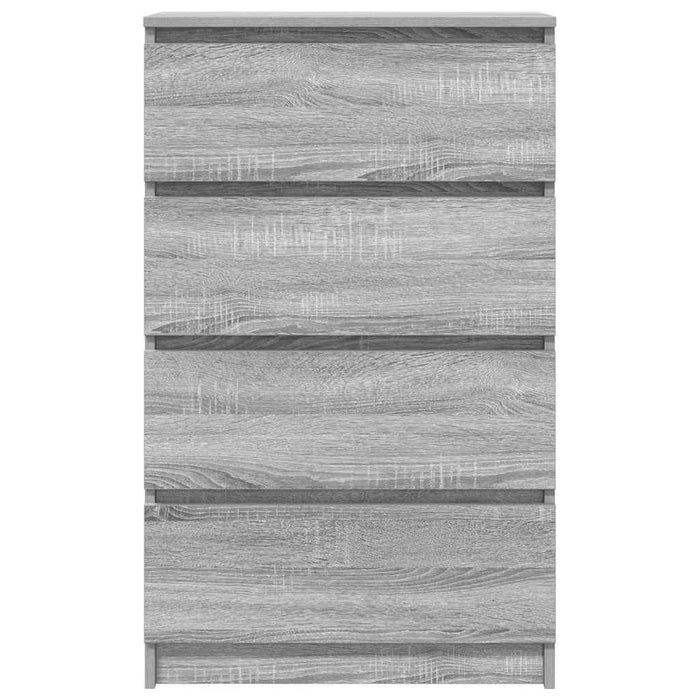 Credenza Grigio Sonoma 60x35x98,5 cm in Legno Multistrato cod mxl 11631