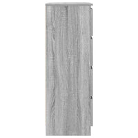 Credenza Grigio Sonoma 60x35x98,5 cm in Legno Multistrato cod mxl 11631