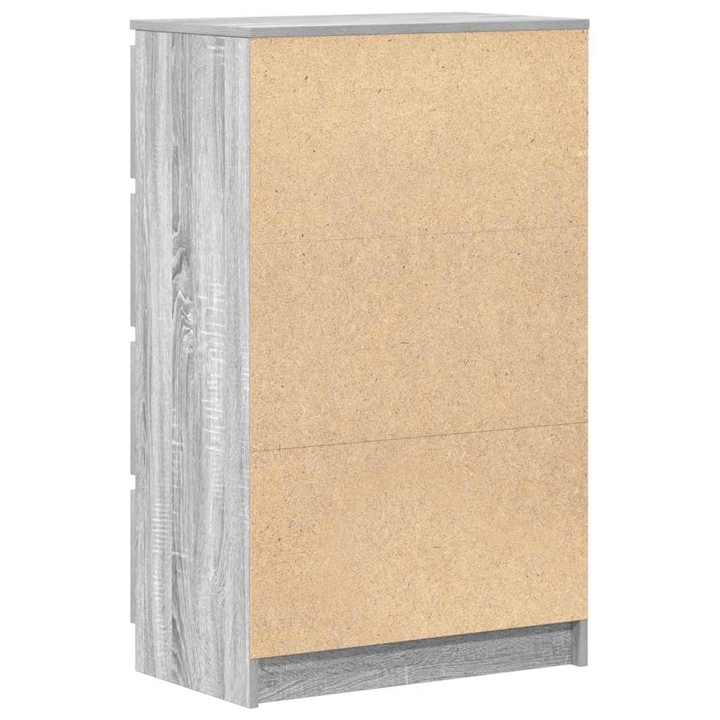 Credenza Grigio Sonoma 60x35x98,5 cm in Legno Multistrato cod mxl 11631