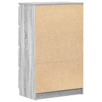 Credenza Grigio Sonoma 60x35x98,5 cm in Legno Multistrato cod mxl 11631