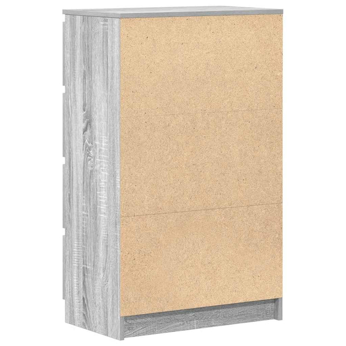 Credenza Grigio Sonoma 60x35x98,5 cm in Legno Multistrato cod mxl 11631