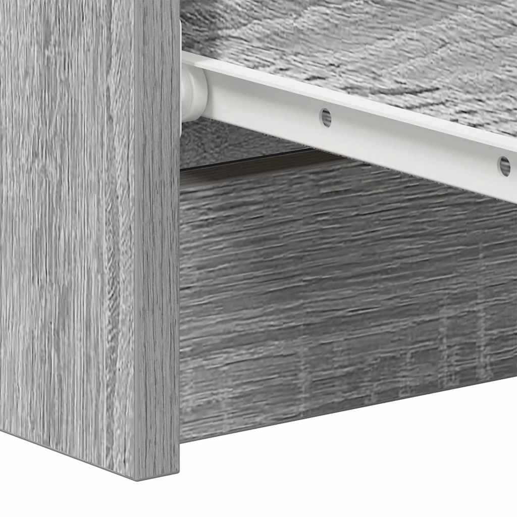 Credenza Grigio Sonoma 60x35x98,5 cm in Legno Multistrato 815076