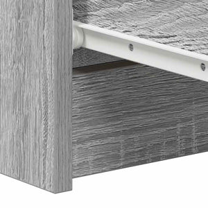 Credenza Grigio Sonoma 60x35x98,5 cm in Legno Multistrato 815076