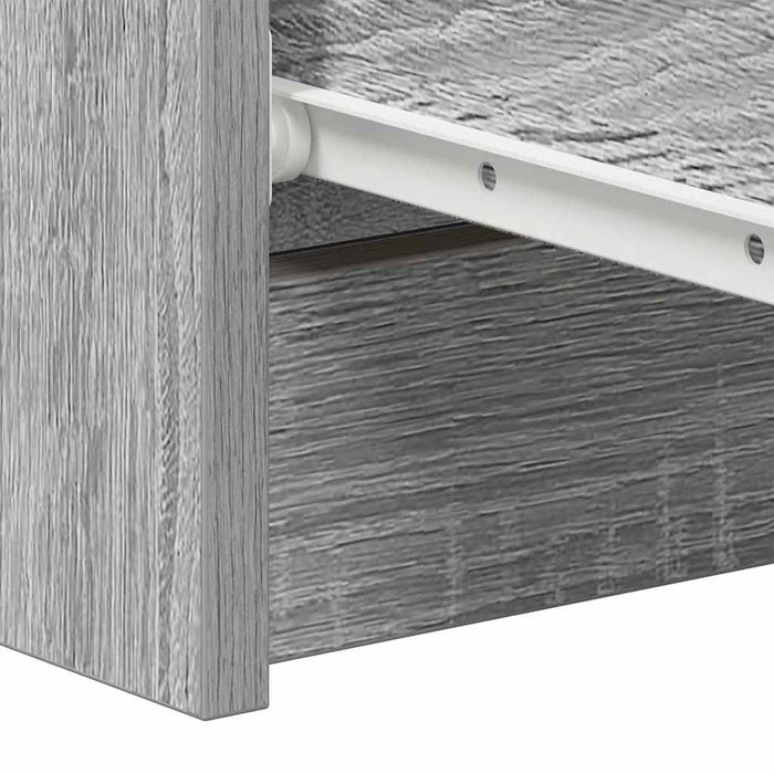 Credenza Grigio Sonoma 60x35x98,5 cm in Legno Multistrato 815076