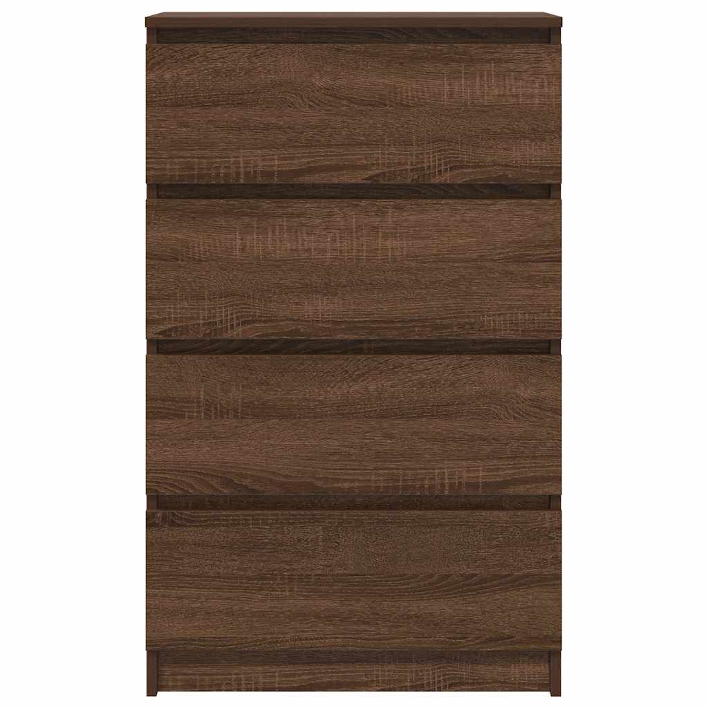 Credenza Rovere Marrone 60x35x98,5 cm in Legno Multistrato cod mxl 13464