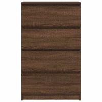 Credenza Rovere Marrone 60x35x98,5 cm in Legno Multistrato cod mxl 13464