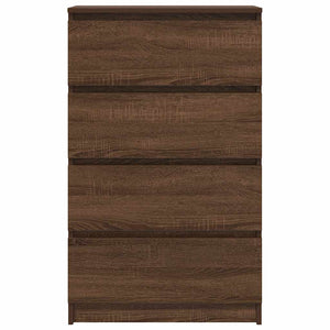 Credenza Rovere Marrone 60x35x98,5 cm in Legno Multistrato cod mxl 13464