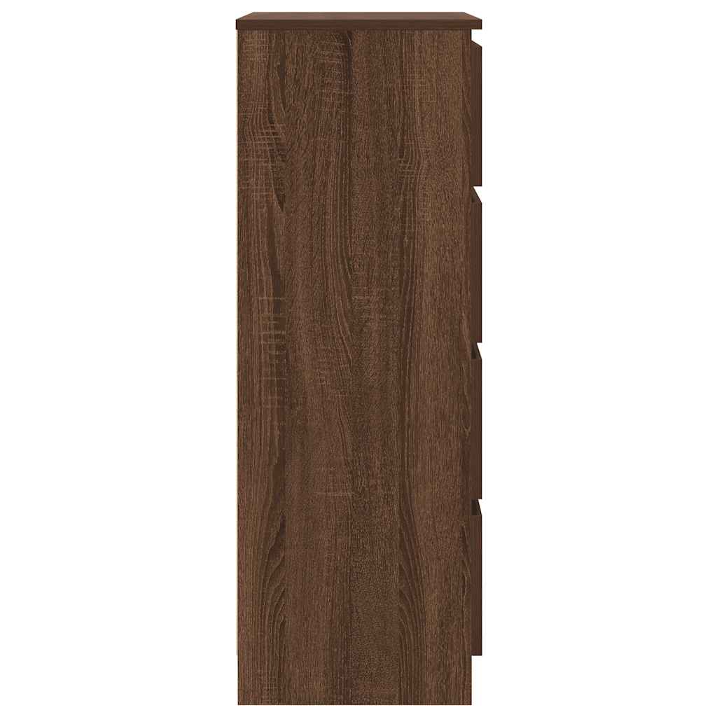 Credenza Rovere Marrone 60x35x98,5 cm in Legno Multistrato cod mxl 13464