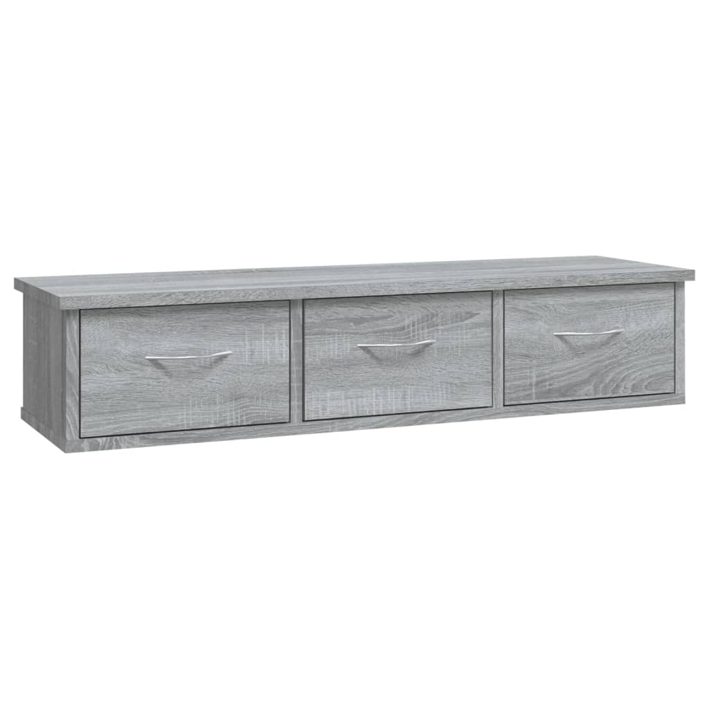 Mobile a Muro Grigio Sonoma 88x26x18,5 cm in Legno Multistrato cod mxl 33125