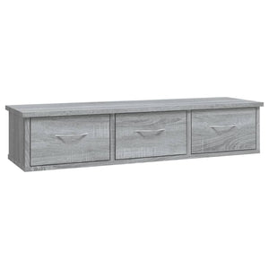 Mobile a Muro Grigio Sonoma 88x26x18,5 cm in Legno Multistrato cod mxl 33125