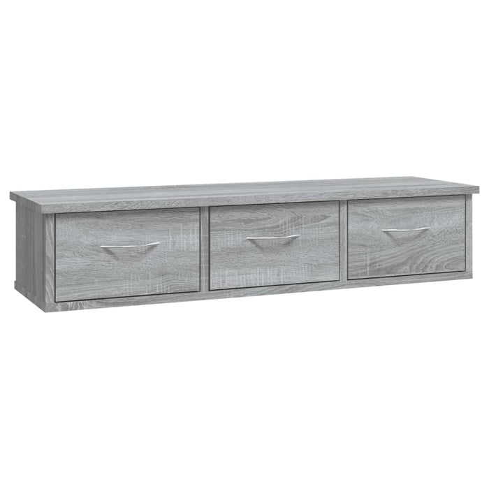 Mobile a Muro Grigio Sonoma 88x26x18,5 cm in Legno Multistrato cod mxl 33125