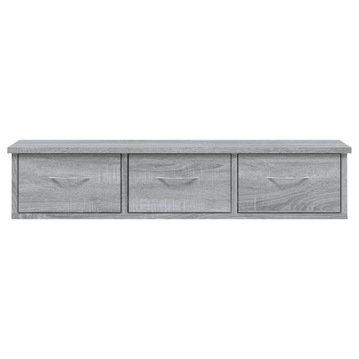 Mobile a Muro Grigio Sonoma 88x26x18,5 cm in Legno Multistrato cod mxl 33125