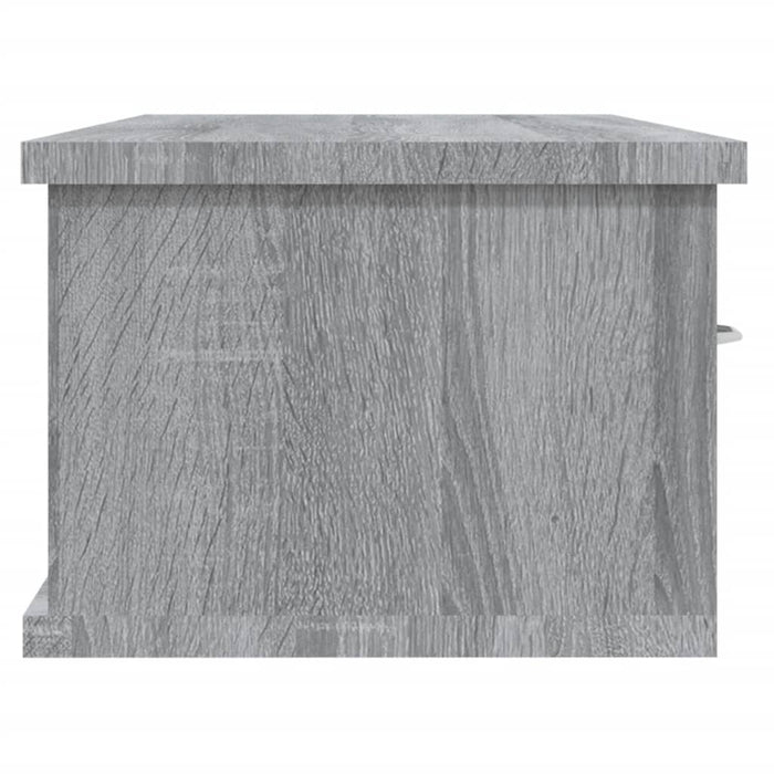 Mobile a Muro Grigio Sonoma 88x26x18,5 cm in Legno Multistrato cod mxl 33125