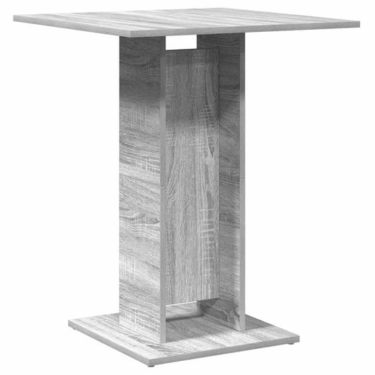 Tavolo da Bistrot Grigio Sonoma 60x60x75 cm Legno Multistrato cod mxl 13979