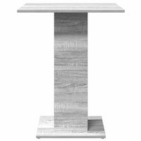 Tavolo da Bistrot Grigio Sonoma 60x60x75 cm Legno Multistrato cod mxl 13979