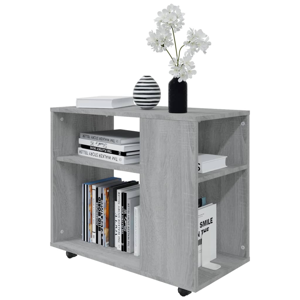 Tavolino da Salotto Grigio Sonoma 70x35x55 cm Legno Multistrato cod mxl 5496