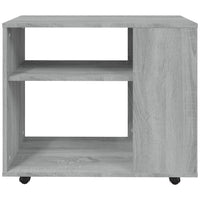 Tavolino da Salotto Grigio Sonoma 70x35x55 cm Legno Multistrato cod mxl 5496