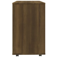 Tavolino da Salotto Rovere Marrone 70x35x55cm Legno Multistrato