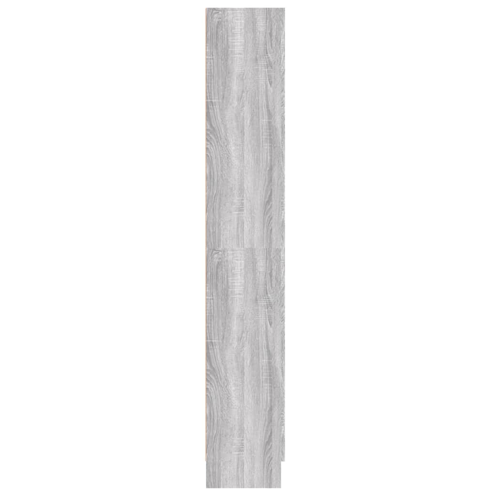 Comodino Grigio Sonoma 82,5x30,5x185,5 cm in Legno Multistrato 815115