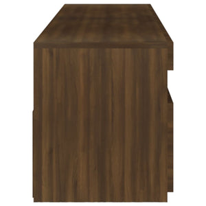 Mobile Porta TV con Luci LED 2pz Rovere Marrone 75x35x40 cm cod mxl 16661