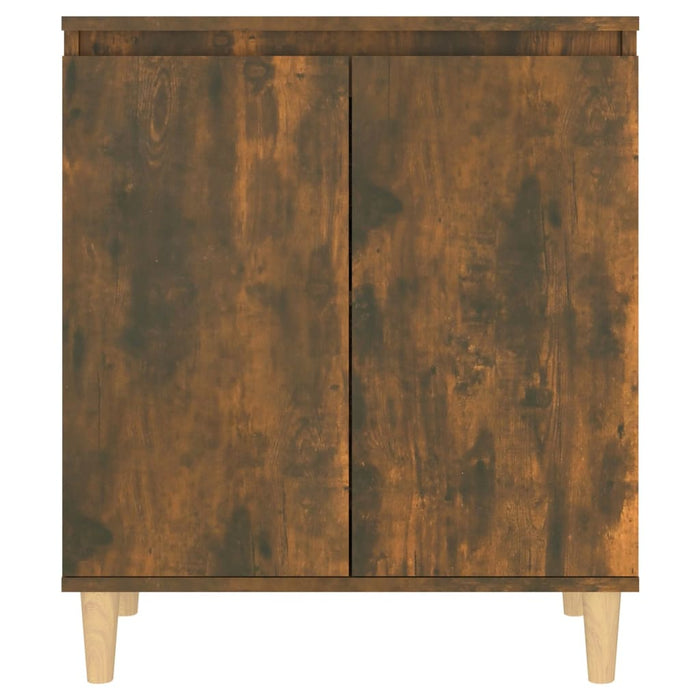 Credenza Rovere Fumo 60x35x70 cm in Legno Multistrato 815156